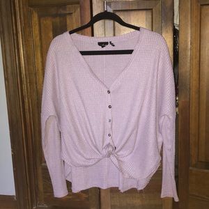 Urban outfitters tie knit sweater